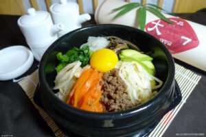 Bibimbap porc