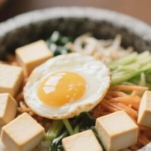 Bibimbap tofu
