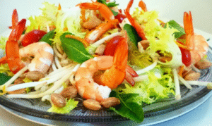 Green Salades crevettes