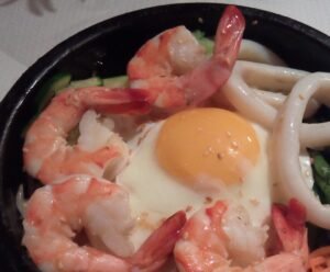 bibimbap crevettes