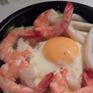 bibimbap crevettes