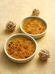 crème brûlée au sésame noir